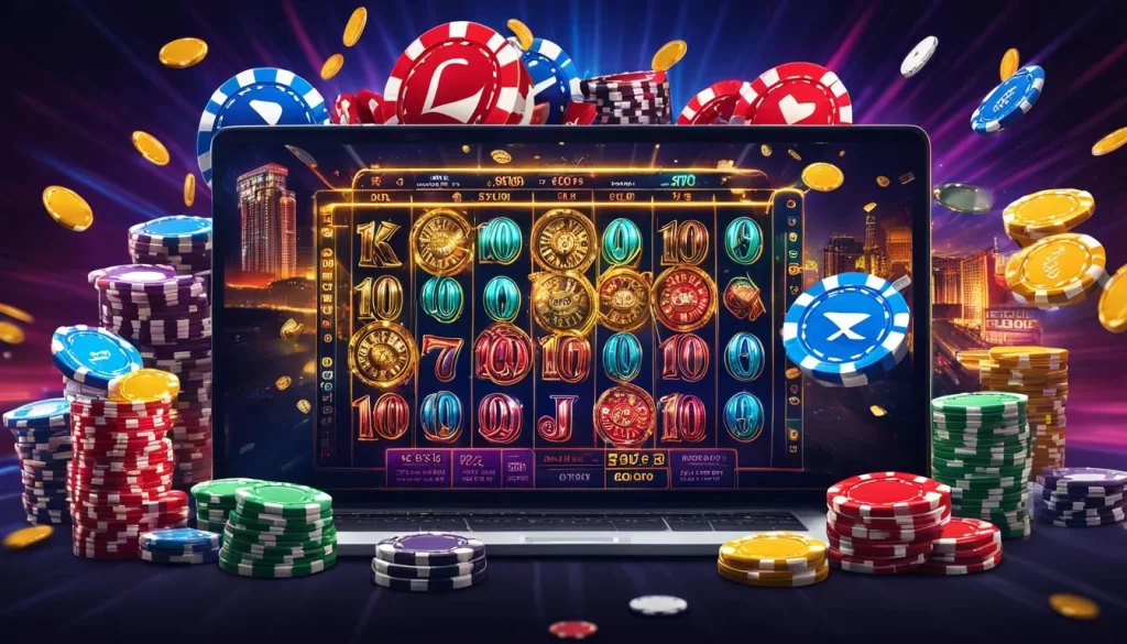 Bàn Roulette trực tuyến với bánh xe quay